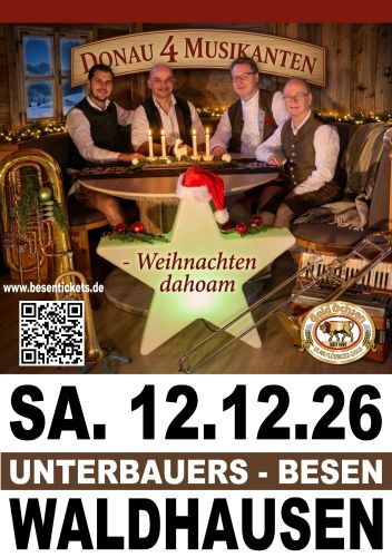 DONAU 4 MUSIKANTEN | Auf Weihnachtstour im Besen